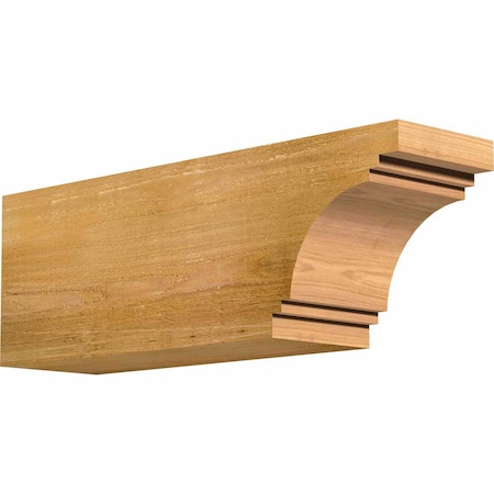 Pescadero Rough Sawn Rafter Tail, Western Red Cedar, 6W X 8H X 24L